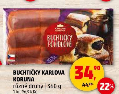 České buchtičky Karlova Koruna
