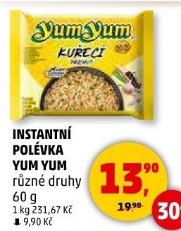 Instantní polévka YumYum