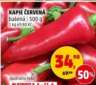 Paprika červená kapie