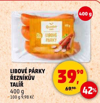 Párky libové Řezníkův talíř