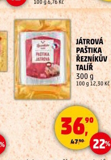 Paštika játrovka Řezníkův talíř