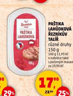 Paštika lahůdková Řezníkův talíř