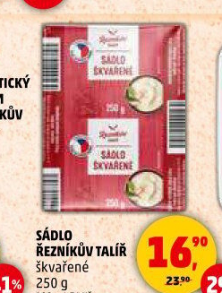 Sádlo škvařené Řezníkův talíř
