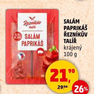 Salám Paprikáš Řezníkův talíř