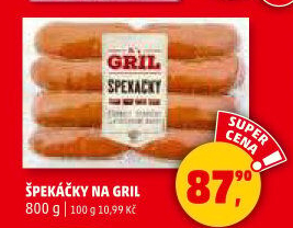 Špekáčky Na gril Penny