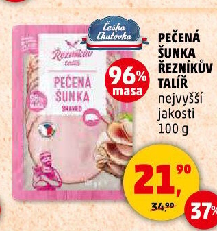 Šunka pečená nejvyšší jakosti Řezníkův talíř