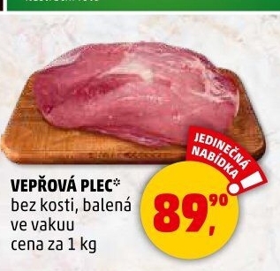 Vepřová plec bez kosti
