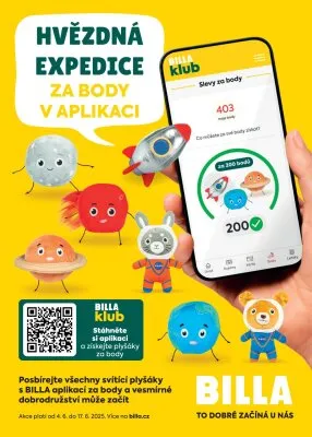 akční leták BILLA 4.6.2025-10.6.2025