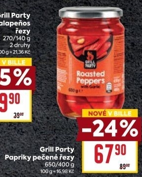 Paprika pečená Grill Party