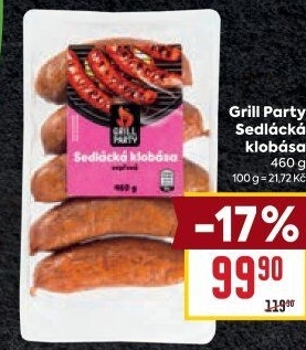 Sedlácká klobása Grill Party
