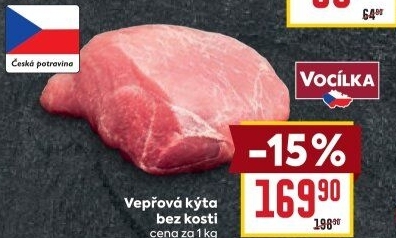 Vepřová kýta bez kosti Vocílka