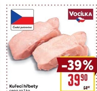 Kuřecí hřbety na polévku Vocílka