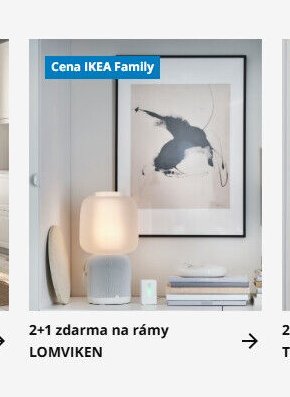 2+1 zdarma na rámy LOMVIKEN - IKEA akcniletaky.com