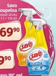 Čistič koupelen ve spreji Savo