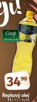 Řepkový olej Coop Premium