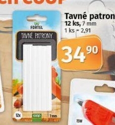 Tyčinky do tavné pistole Fortel