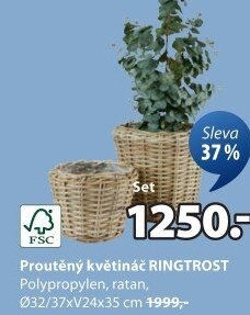 Květináč proutěný