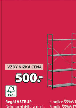 Regál Astrup