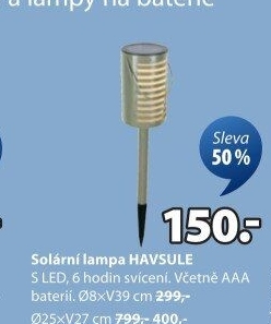 Solární lampa