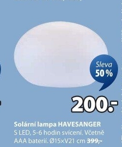 Solární lampa