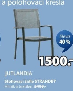 Stohovací zahradní židle Strandby Jutlandia