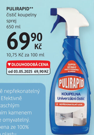 Čistič koupelen Pulirapid
