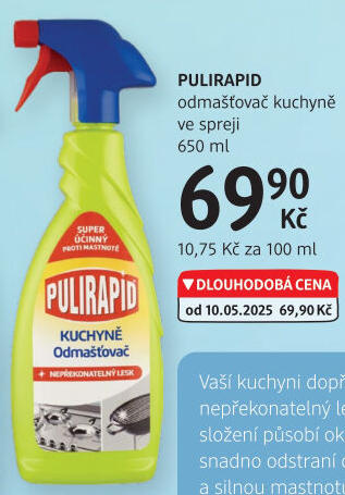 Odmašťovač Pulirapid