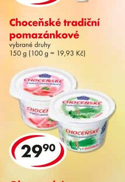 Choceňské tradiční pomazánkové