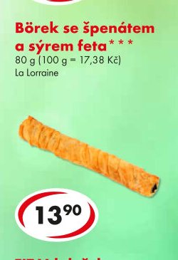 Börek se špenátem a sýrem feta