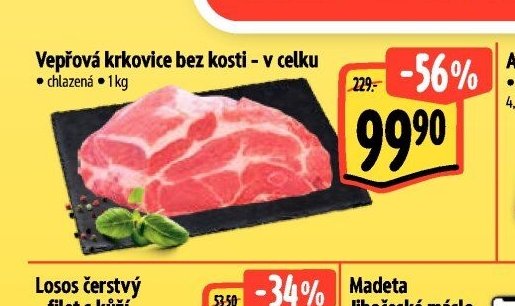 Vepřová krkovice bez kosti