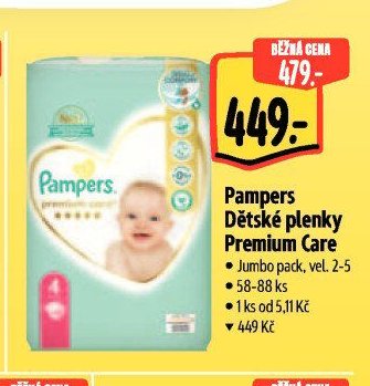 Pampers Dětské plenky Premium Care