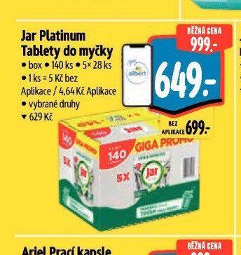 Jar Platinum Tablety do myčky