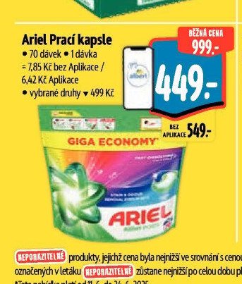 Ariel Prací kapsle