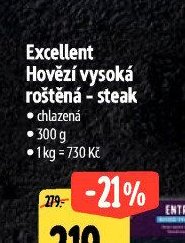Excellent Hovězí vysoká roštěná - steak