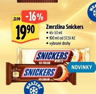 Zmrzlina Snickers