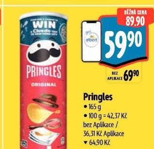 Chipsy Pringles - tubus