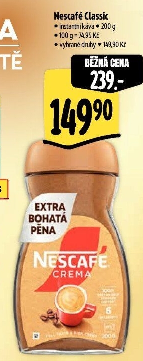 Instantní káva Nescafé Classic