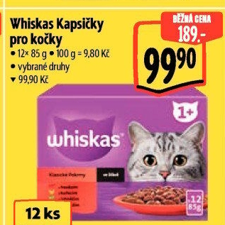 Kapsičky pro kočky Whiskas