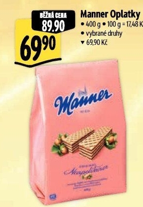 Oplatky Manner