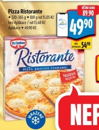 Pizza mražená Ristorante Dr. Oetker