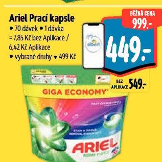 Prací kapsle Ariel