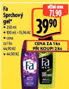 Sprchový gel Fa