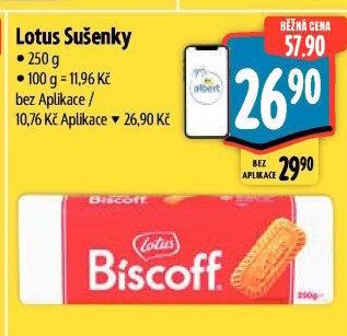 Sušenky Biscoff Lotus
