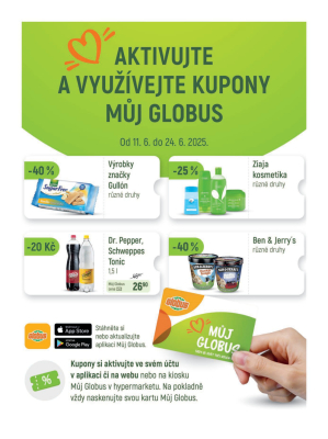 akční leták Globus 11.6.2025-17.6.2025
