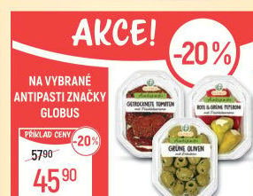 Antipasti variace Globus