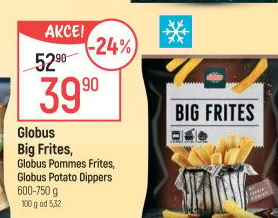 Hranolky mražené Pommes Frites Globus