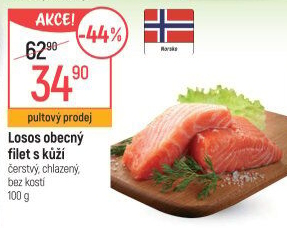 Losos obecný filety