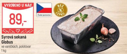 Sekaná syrová Globus