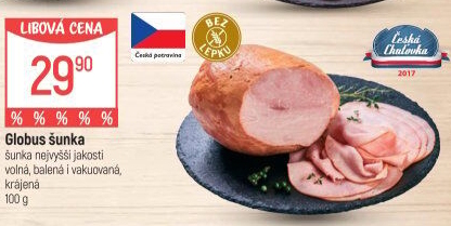 Šunka nejvyšší jakosti Globus