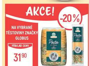 Těstoviny semolinové Globus